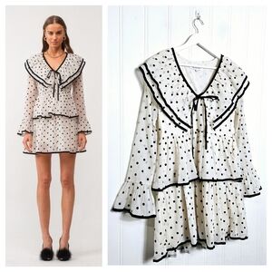 Polka Dot Ruffle Dress